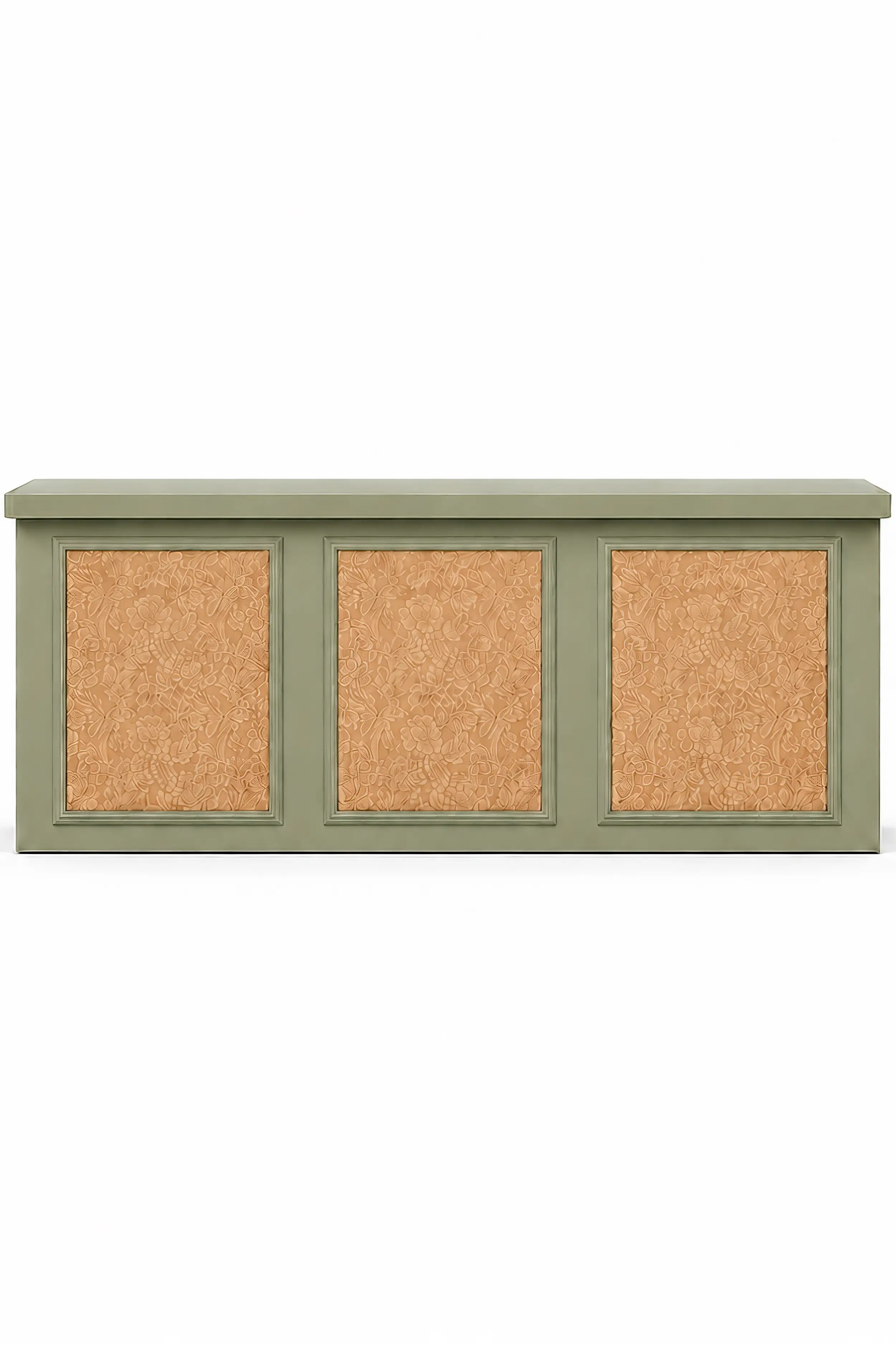 GRACE CUSTOM FABRIC 3-PANEL BAR 8'