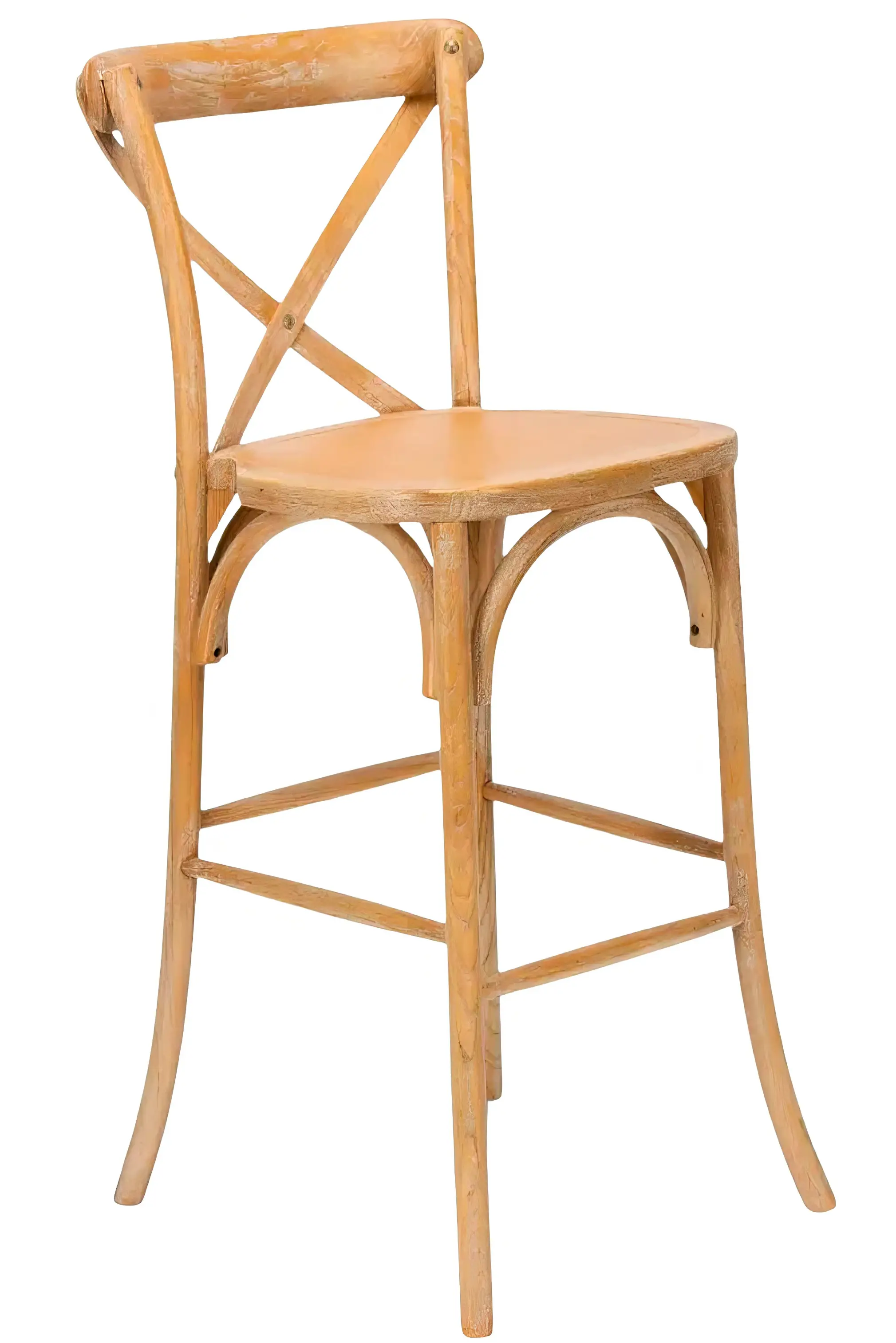 CROSS BACK, LIGHT WASH - BARSTOOL