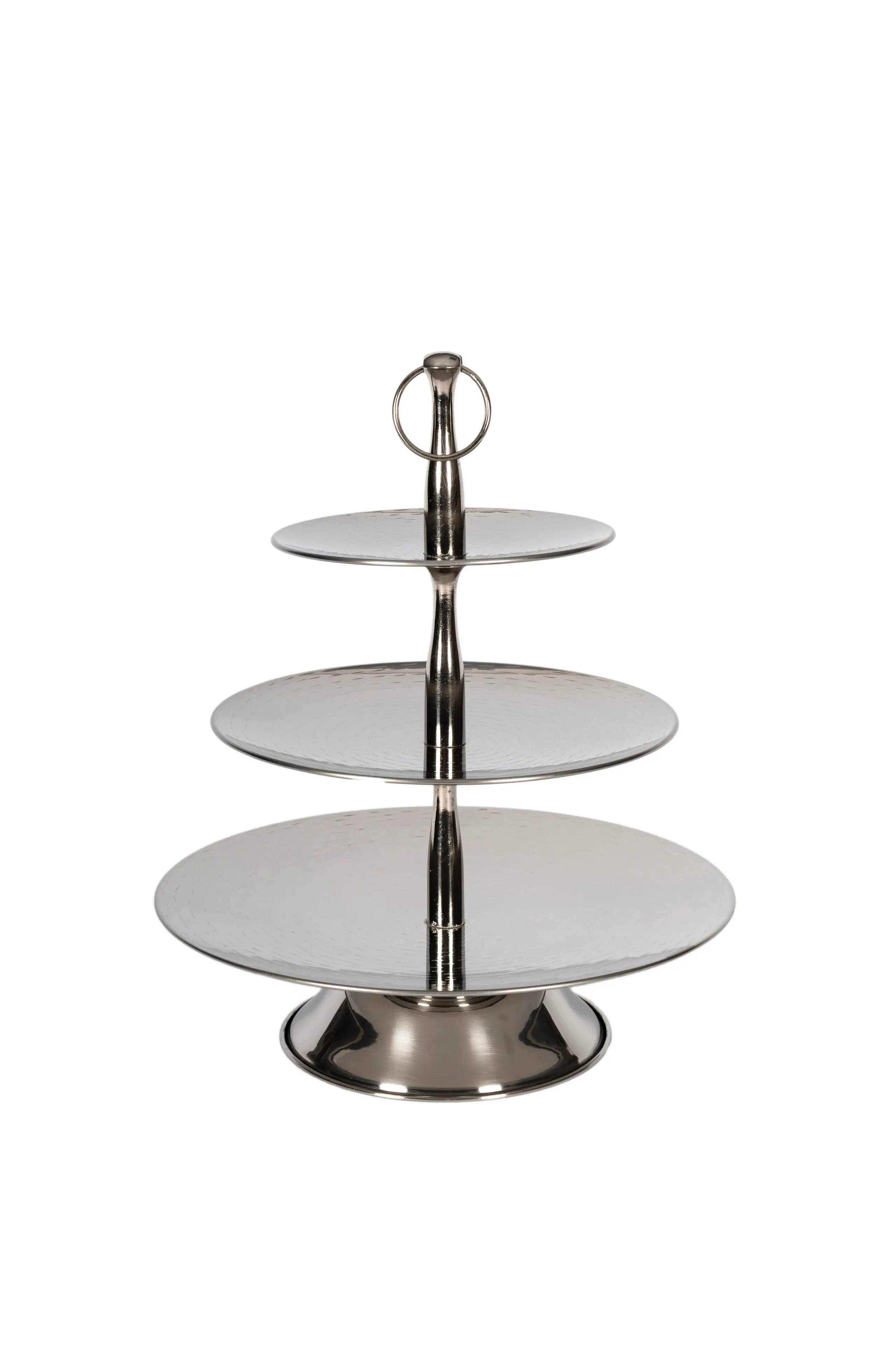 3 TIER STAND - SILVER