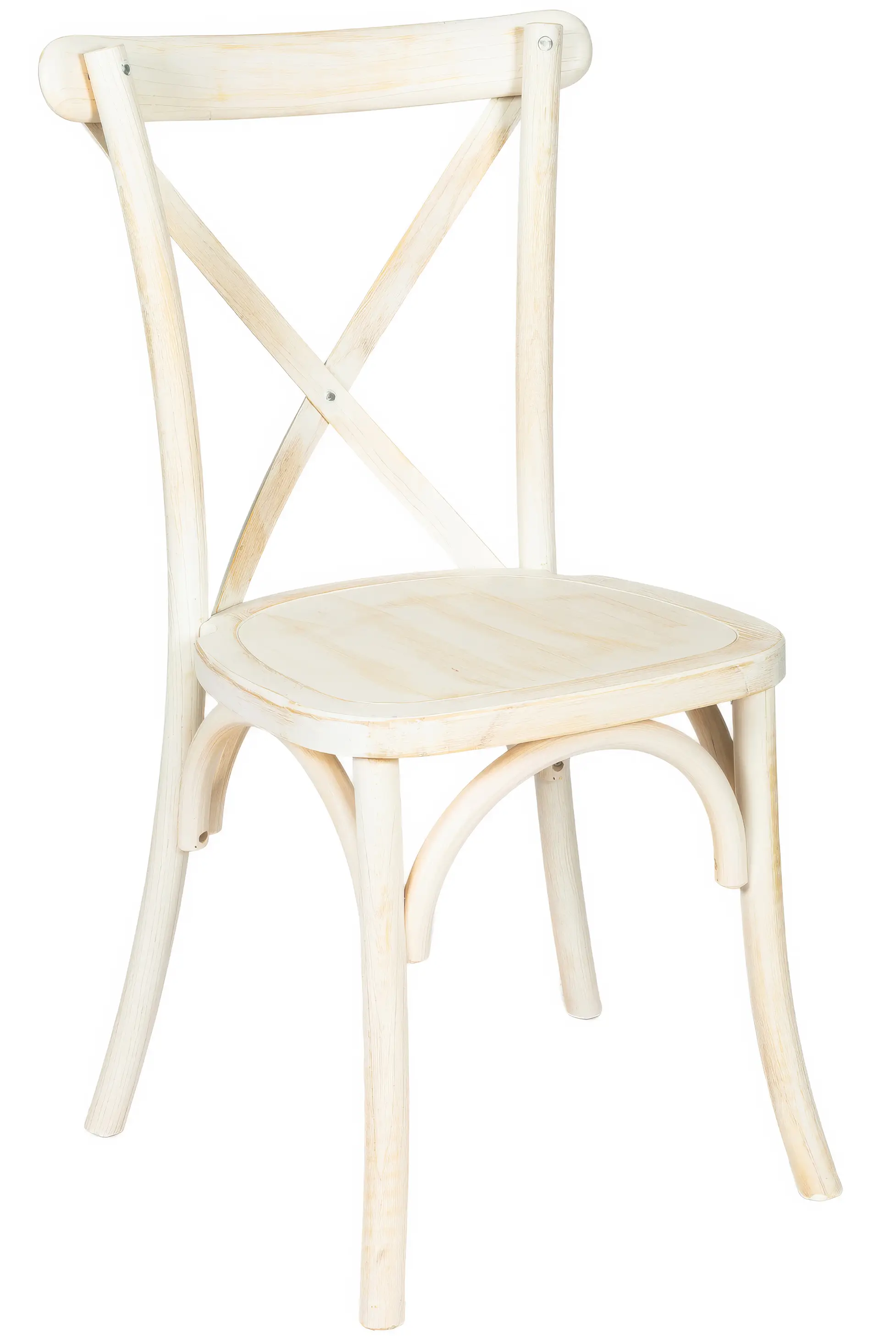 CROSS BACK WHITE WASH - CHAIR
