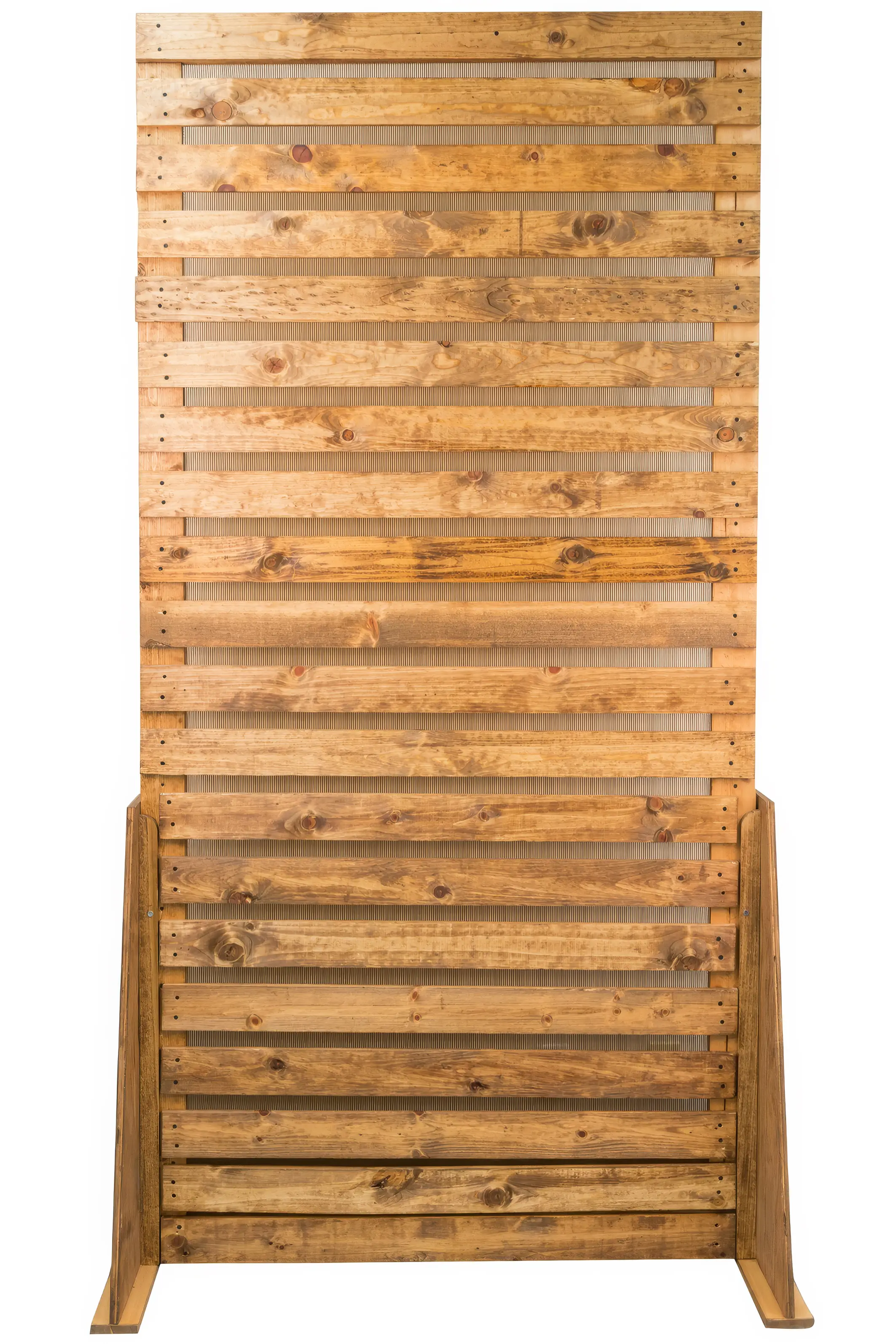FREESTANDING WOOD SLATTED SCREEN