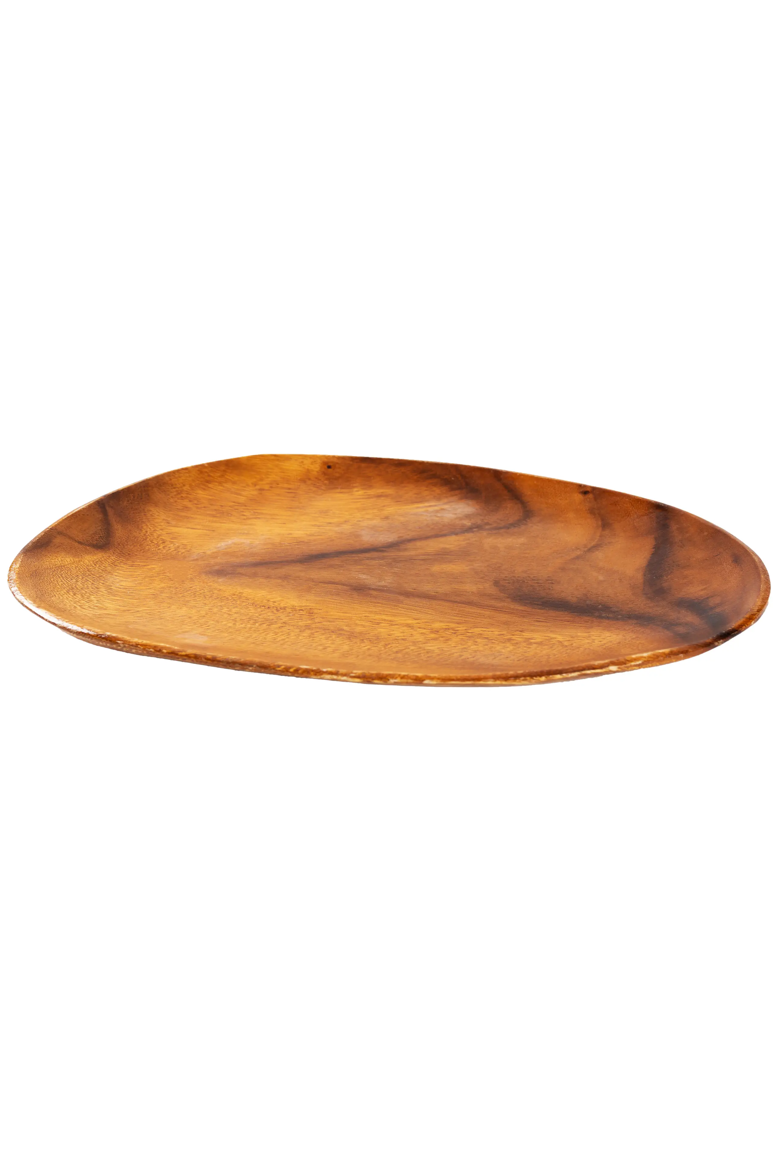 OVAL WOOD PLATTER 16"x12"