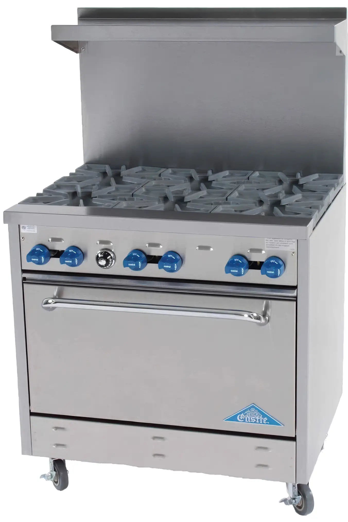 6 BURNER RANGE