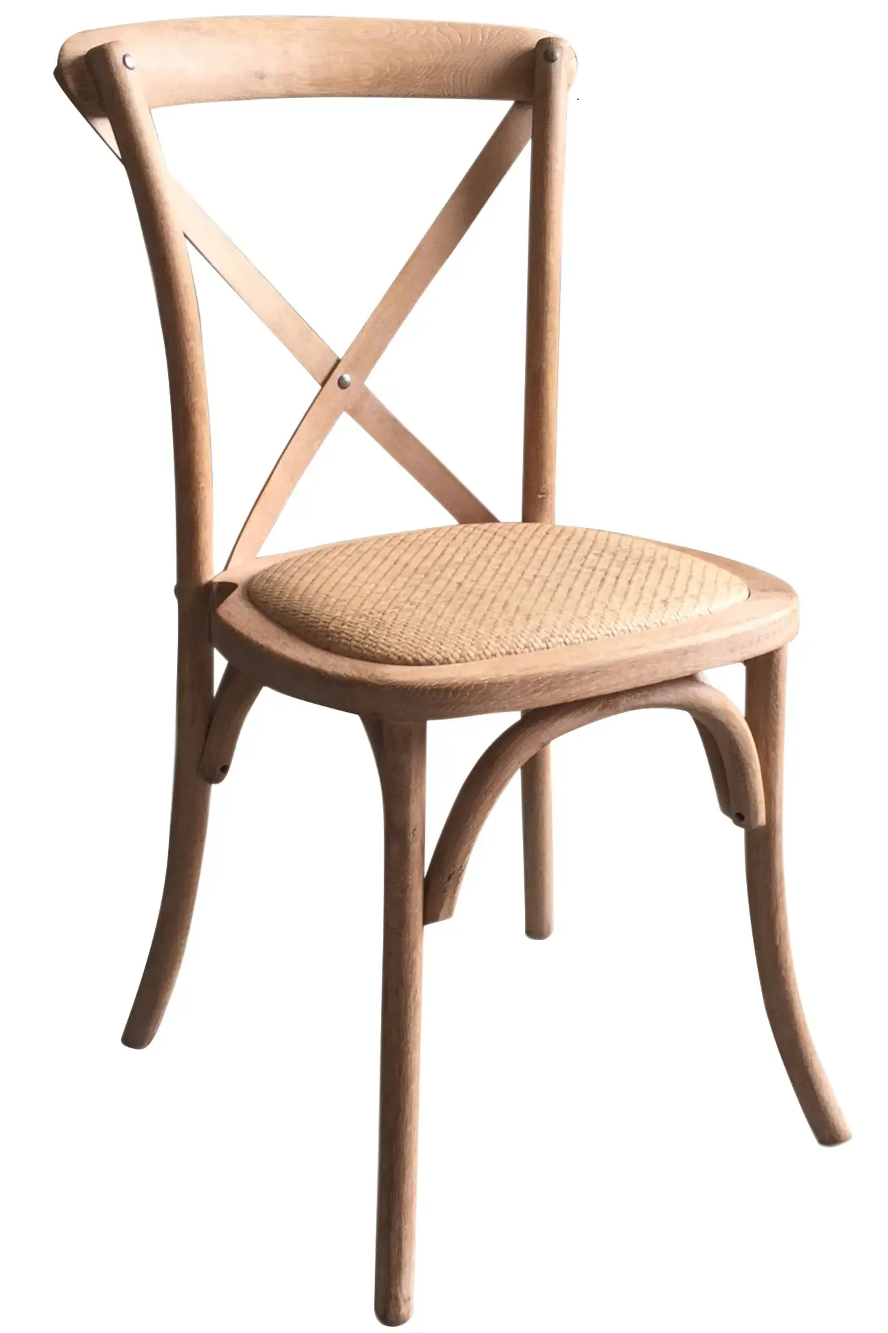 CROSS BACK CHAIR - BLONDE